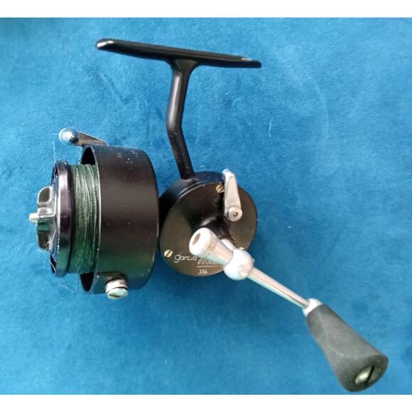Mitchell 314 Custom Spinning Fishing Reel Black Made in France Garcia Mitchell - Picture 2 of 9